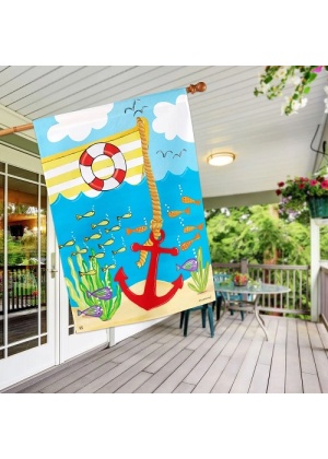 Big Boats House Flag Image