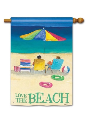 Love the Beach House Flag | Summer Flags | House Flags