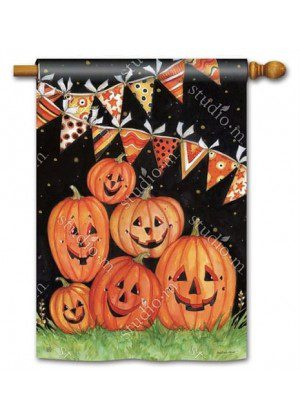 Party Time Pumpkins House Flag | Fall, Halloween, House, Flags