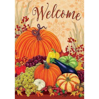 Welcome Pumpkins and Gourds Flag | Welcome, Fall, Cool, Flags