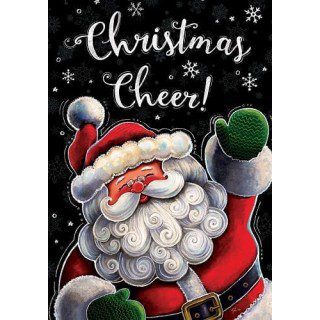 Santa Christmas Cheer Flag | Christmas, Decorative, Lawn, Flags