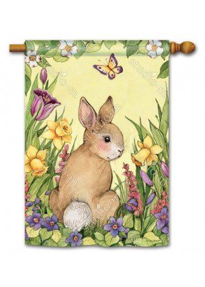 Springtime Bunny House Flag | Spring, Easter, Cool, House, Flags