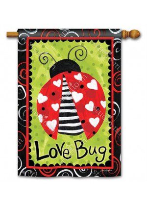 Love Bug House Flag | Spring, Summer, Outdoor, House, Flags