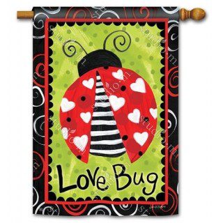 Love Bug House Flag | Spring, Summer, Outdoor, House, Flags