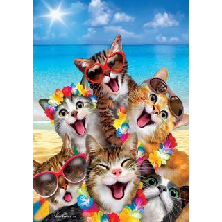 Beach Kittens Flag | Summer, Beach, Animal, Decorative, Flags