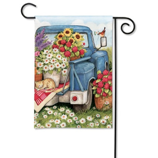 Flower Picking Time Garden Flag | Summer Flags | Garden Flags