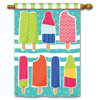 Ice Cream and Popsicles House Flag | Summer Flags | House Flag