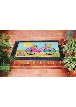 Morning Beach Ride Doormat | MatMates | Decorative Doormats