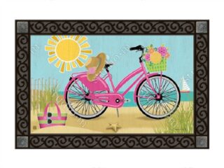 Morning Beach Ride Doormat | MatMates | Decorative Doormats