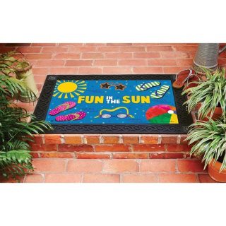 Summertime Fun Doormat | MatMates | Decorative Doormats