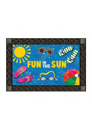 Summertime Fun Doormat | MatMates | Decorative Doormats