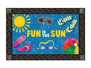 Summertime Fun Doormat | MatMates | Decorative Doormats