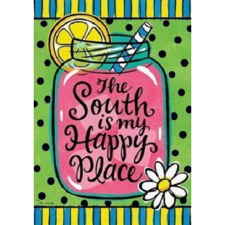 The South is My Happy Place Flag | Summer, Inspirational, Flags