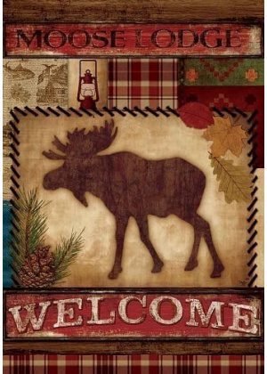 Welcome Moose Flag | Fall, Welcome, Decorative, Garden, Flags