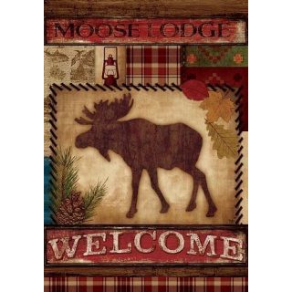 Welcome Moose Flag | Fall, Welcome, Decorative, Garden, Flags