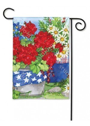 Patriotic Floral Garden Flag | Patriotic, 4th of July, Garden, Flags