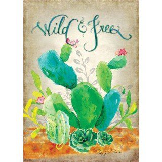 Wild & Free Flag | Summer, Spring, Decorative, Inspirational, Flags
