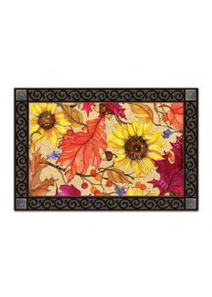 Sunflower Splendor Doormat | MatMates | Decorative Doormats