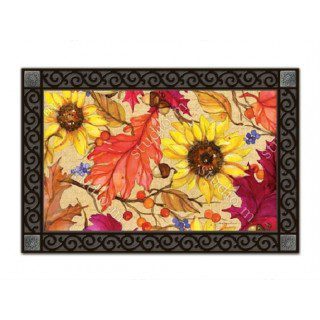 Sunflower Splendor Doormat | MatMates | Decorative Doormats