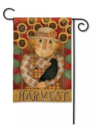 Harvest Scarecrow Garden Flag | Thanksgiving, Fall, Garden, Flag