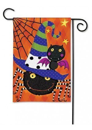 Spiders and Bats Garden Flag | Halloween, Cool, Garden, Flags