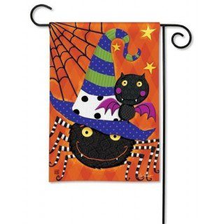 Spiders and Bats Garden Flag | Halloween, Cool, Garden, Flags