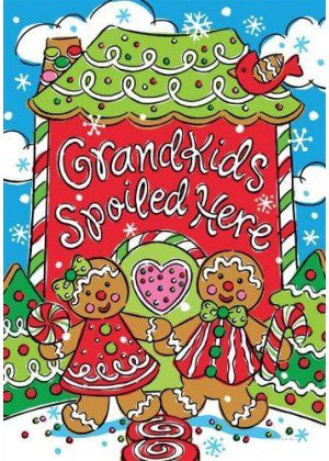 Christmas Grandkids Spoiled Flag | Christmas, Decorative, Flags