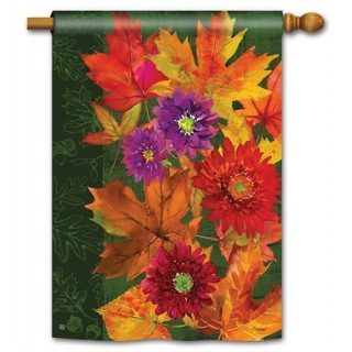 Fall Riches House Flag | Fall, Floral, Yard, Outdoor, House, Flags