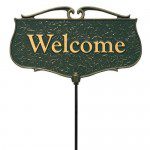 Welcome Garden Sign | Metal, Garden, Signs