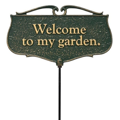 To My Garden Garden Sign Metal, Garden, Signs
