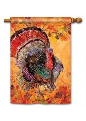 Proud Turkey House Flag | Thanksgiving, Outdoor, House, Flags
