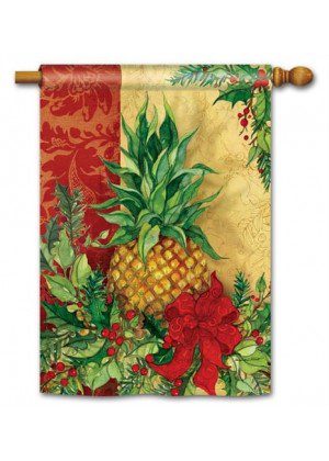 Christmas Pineapple House Flag | Christmas, Outdoor, House, Flag