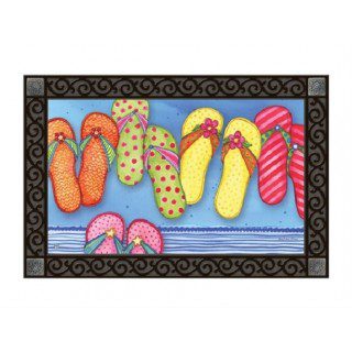 Favorite Flip Flops Doormat | Decorative Doormats | MatMates