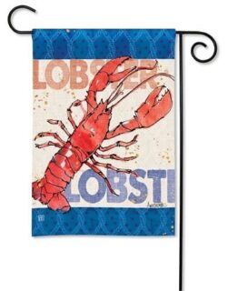 Nautical Lobster Garden Flag | Nautical, Summer, Garden, Flags