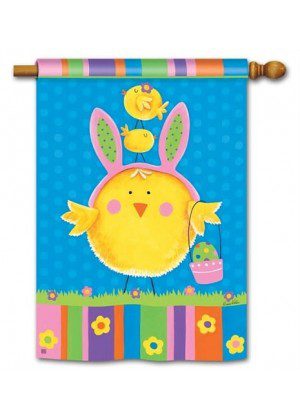 Easter Chicks House Flag | Easter, Cool, Outdoor, House, Flags