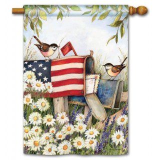 Patriotic Mailbox House Flag | Patriotic, 4th of July, House, Flags