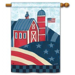 American Barn House Flag | 4th of July, Patriotic, House, Flags