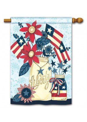 Liberty Flags House Flag | Patriotic, 4th of July, Cool, House, Flags