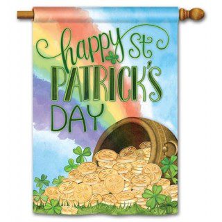 Pot of Gold House Flag | St. Patrick's Day, Outdoor, House, Flags