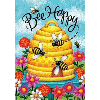 Busy Bee Skep Flag | Inspirational, Summer, Cool, Decorative, Flag
