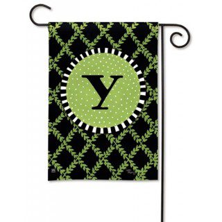 Garden Trellis Monogram Y Garden Flag | Monogram, Yard, Flags
