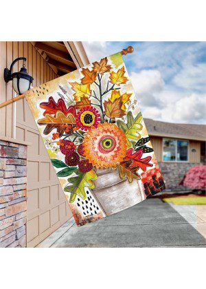 Fall Snippets House Flag | Fall, Floral, Yard, Outdoor, House, Flags