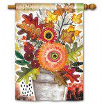 Fall Snippets House Flag | Fall, Floral, Yard, Outdoor, House, Flags