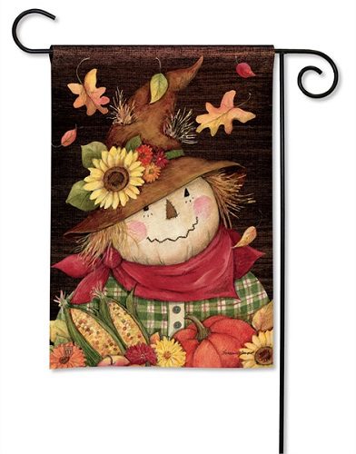 Autumn Scarecrow Garden Flag | Fall Flags | Thanksgiving Flags