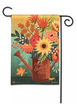 Autumn Sunrise Garden Flag | Fall, Floral, Inspirational, Yard, Flags