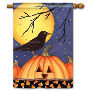 Halloween Crow House Flag | Halloween, Outdoor, House, Flags