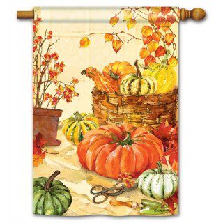 Heirloom Pumpkin House Flag