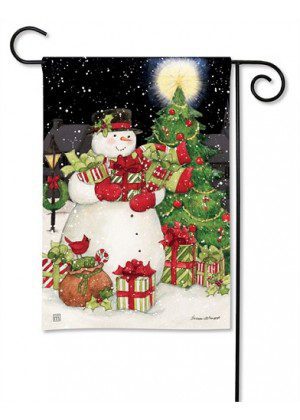 Hometown Snowman Garden Flag | Christmas, Snowman, Flags