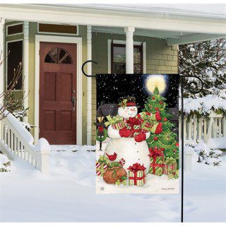 Hometown Snowman Garden Flag | Christmas, Snowman, Flags