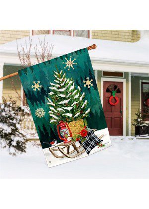 Scandi Christmas House Flag | Christmas, Outdoor, House, Flags